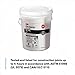 3M Fire Barrier Sealant FD 150+, Red Color, Gun-Grade, Latex-Based, Elastomeric, Monolithic Flexible Seal, 4.5 Gallon Drum (Pail)