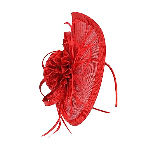 Chapeau fascinator Beavorty en tulle de qualité supérieure pour coiffure de cérémonie