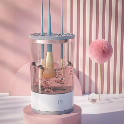 Lavador De Pincel Limpador Automático Maquiagem USB Salão Casa Lavador De Pincel Limpador Automático