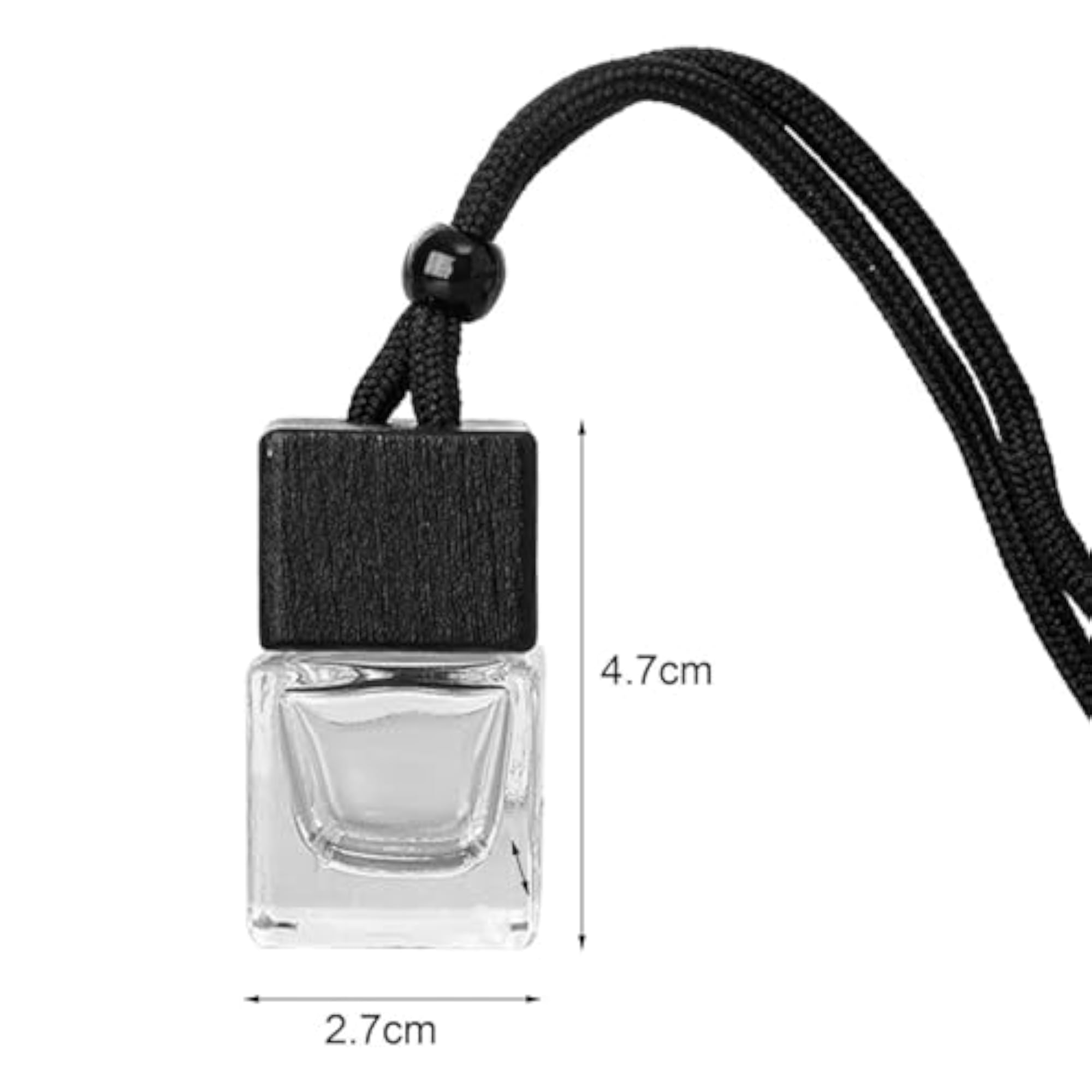 4x3Pcs Car Perfume Bottles Hanging Diffuser Bottles