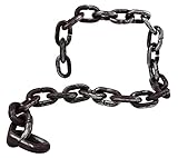 Nicky Bigs Novelties 46-inch Long Plastic Fake Rusty Chain Link Prop Halloween Haunted Zombie Decor