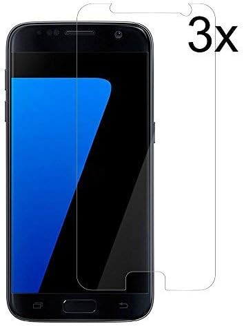 Cardana, 3x shatterproof bulletproof glass for Samsung Galaxy S7, protective film made of 9H real glass, pleasant handling, protective glass for protection against display damage, bubble-free attachment, 3 pieces