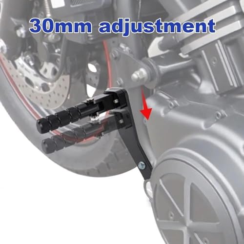 Kit supports autoroute pour moto V-Max 1200 repose-pieds réglables de voyage - 5