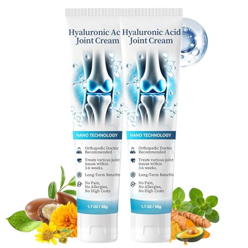 2pcs Herbaflex Hyaluronic Acid Joint Cream - Advanced Joint Care Cream - Effectively Relieve Muscle Soreness & Easy Absorb - Massage Creams for Back & Shoulder & Arm & Knee
