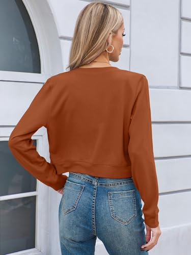 Image of Heymoments Women's Thin Shrugs Long Sleeve Lightweight Cropped Tops Open Front Cardigan for Dress S-2XL