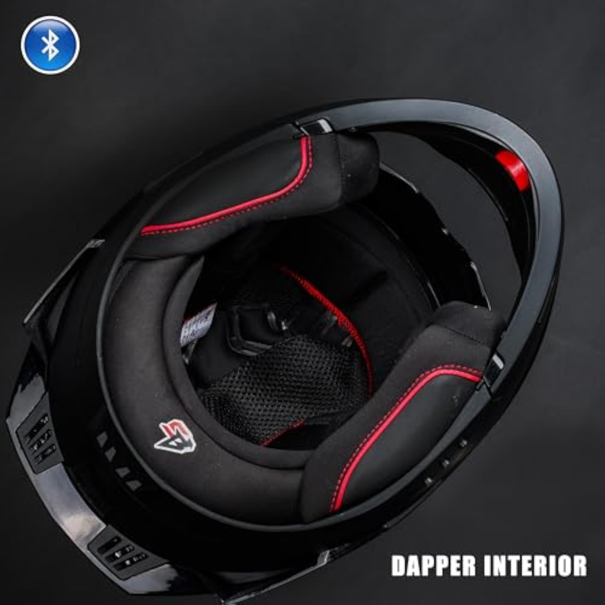 Bluetooth Flip Up ISI Helmet with Inner Smoke Shield