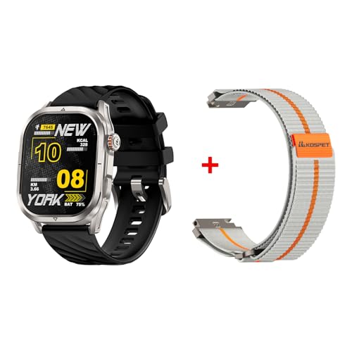 KOSPET Magic P10 Silver & Grey Braided Strap