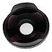 Mrisata 0.3X Fisheye Lens 72mm Thread Mount Professional High Definition Wide Angle Fisheye Lens for Camcorder Video Camera Aluminum Alloy Optical Glass