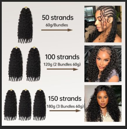 KRN Feather Crochet Human Hair, 120g 20 Inch 12A Brazilian Virgin Burmese Curly Crochet Hair Extensions for Women, Knotless & Pre-Separated for Easy Braiding, Natural Light Weight & Reusable