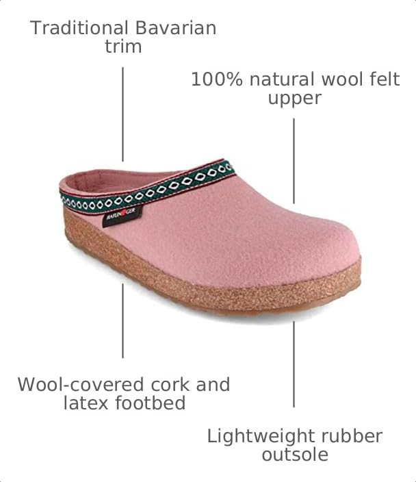 Image of Haflinger GZ Clog - Rosewood, 38,7 Women /5 Men