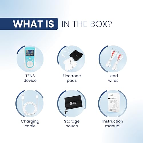 Image of UltraCare PRO TENS 1.0 (ARC) - TENS Machine for Physiotherapy - Joint & Muscle Pain Relief - 25 Modes 50 Intensity Levels - Rechargeable - Dual Channel - Travel Friendly - Portable & Lightweight