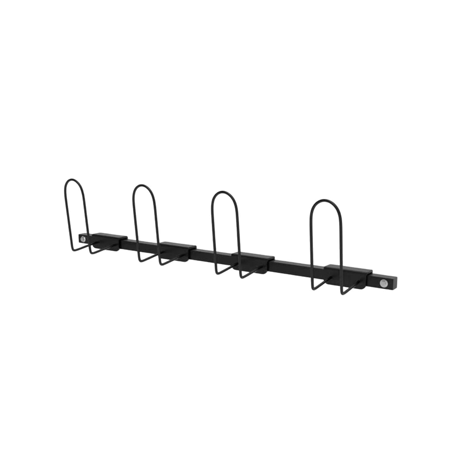 Soporte de pared para guantes de boxeo (capacidad para 2 o 3 pares) | Fabricado en acero; ideal para gimnasios, uso doméstico o tiendas(Black,2)
