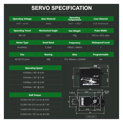Servomoteur A80BHX-H pour pilotage 3D et circulation précis - 2
