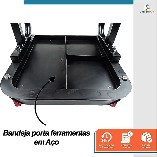 Banqueta para Mecânico Assento Fixo - Starfer