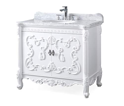 Bentoncollection40italiancararamarblebellissimobathroomsinkvanitymodeltm1091a Urban Country Home Decor Benton collection 40 italian carara marble bellissimo bathroom sink vanity model tm 1091a urban country home decor