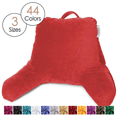 Nestl Reading Pillow, Petite Bed Rest Pillow with Arms for Kids & Young