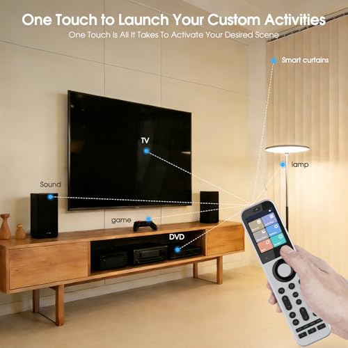 Image of SofaBaton X2 Universal Remote Control with Touch Screen and Hub, All-in-One Smart Remote with Charging Dock & Custom APP, One-Touch Activities, Works with Alexa, Google Assistant & Home Assistant