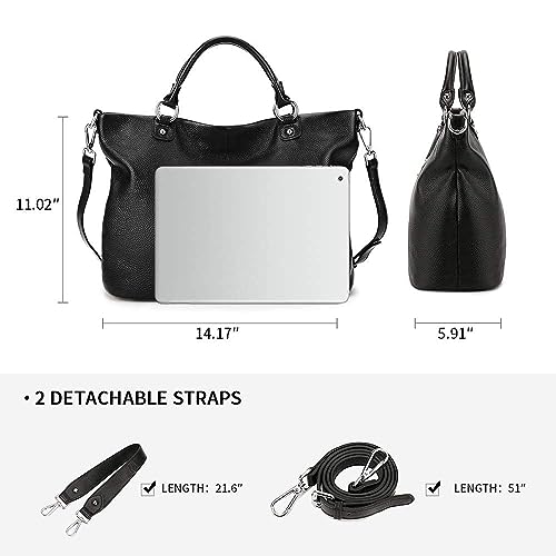 Kattee Soft Leather Tote Bag
