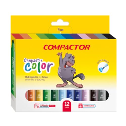 Hidrográfica Compactor 2808 Color - 12 Cores - 000081000