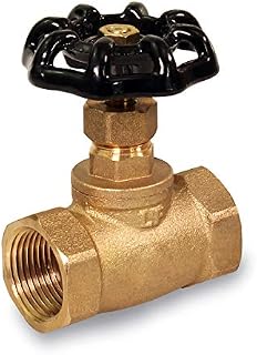 Everflow Supplies 73122-NL Straight Globe Valve 1/2-Inch IPS Threaded-Lead Free
