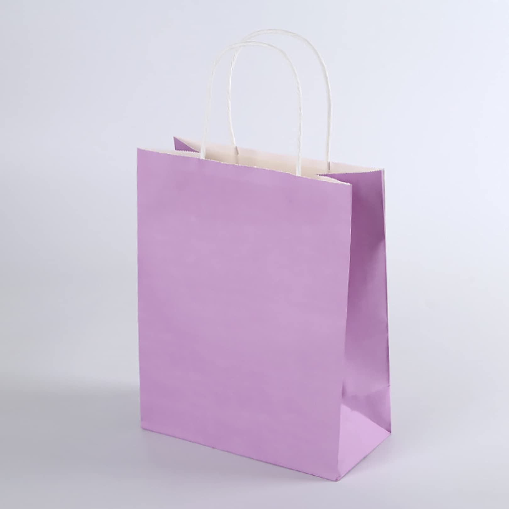 80 Pcs Wholesale Kraft Paper Bag 15x21x8cm Wedding Party Gift Paper Bag Holiday Packaging Bag With Handle DIY