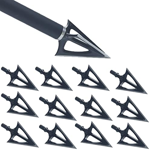 Minixx Archery Fixed Broadheads 100 Grain Stainless Steel Bow Hunting Broadheads For Crossbow Recurve Bow And Compound Bow #TOP28