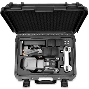 LEKUFEE Estuche Rígido Impermeable para dji Mavic 3 Pro/dji Mavic 3 Classic/dji Mavic 3/Drohne/Combo/dji RC2/DJI RC/RC N2/RC N1 y Accesorios [Solo Estuche]