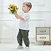 U·nikaka 3-Pack Baby Boys Pants Solid Toddler Sweatpants Cotton Infant Boys Harem Pants Crawling Bloomers Casual Jogger