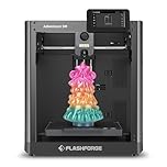 FLASHFORGE Adventurer 5M 3D Printer, 600mm/s High-Speed, 1 Click Fully Auto Leveling, Upgraded Direct extruder Quick Detachable 280°C Nozzle, Dual-Sided PEI Coating Plate, Print Size 220x220x220mm