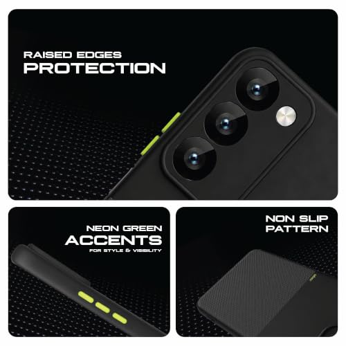 Image of AIBEX Premium Back Cover Case Compatible for Realme 16X 5G / Realme P4R 5G / Realme Narzo 100X 5G | Scratch & Drop Tested Shockproof Matte Texture Case with Soft Microfibre Lining Slim Fit