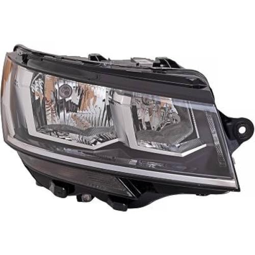 Phare avant droit H7 H15 pour VW Multivan T6 2019-2024 optique halogène côté passager
