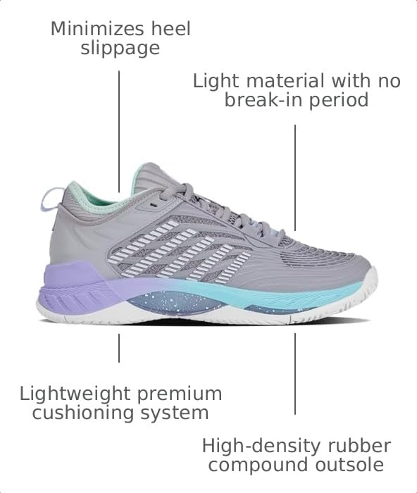 Image of K-Swiss Women's Hypercourt Supreme 2 Tennis Shoe