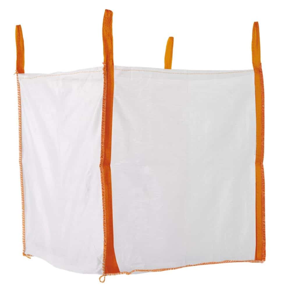 BIG BAG Laubsack Gartenabfallsack stabil - Gartensäcke für Gartenabfälle - Laubsäcke Rasenschnitt - Grünschnittsäcke faltbar, groß, robust aus Polypropylen-Gewebe 1000 kg, 90 x 90 x 90 cm (10 stück)