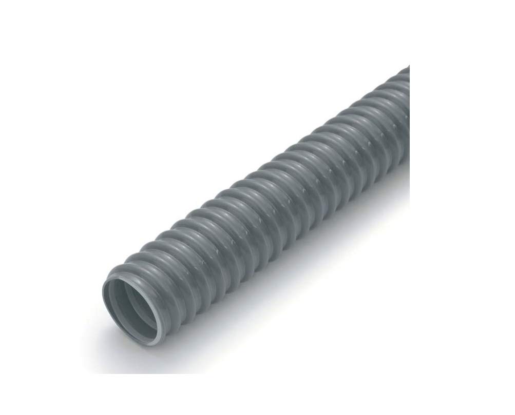 Manguera de succión/desagüe de 25 m Rauspiraflex wavetec 40 mm gris