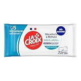 LA CROIX - Lingettes Désinfectantes 5 ingrédients - Sans Allergènes - Éliminent jusqu'à 99,99 % des Bactéries - 70 Unités
