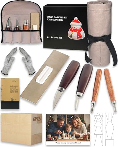 Beginner Whittling Kit with Tutorials