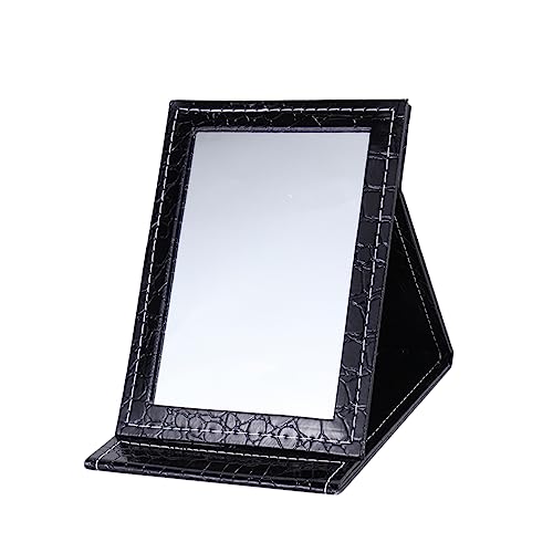 Ipetboom espejo plegable para maquillaje con luz