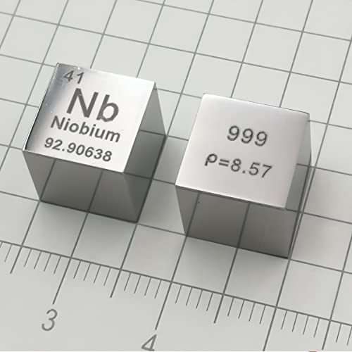 Niobium cube 10mm résout les erreurs de mesure en laboratoire de chimie
