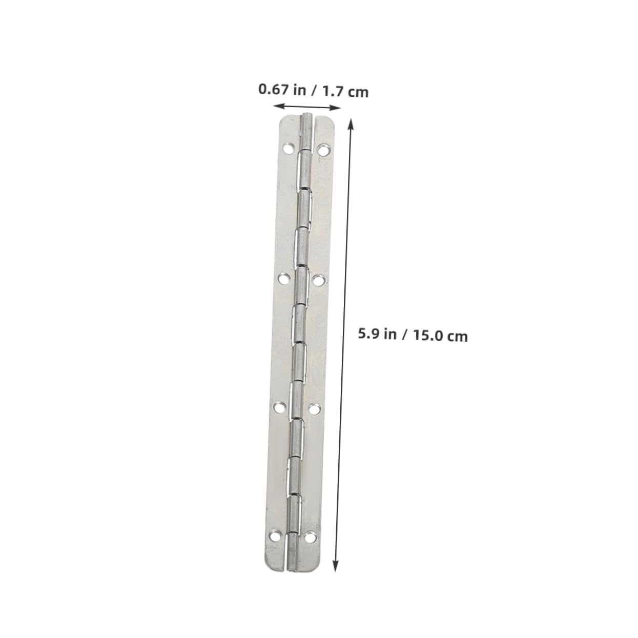 KICHOUSE 4pcs Wooden Box Piano Hinge Pianohings Offset Hinge Small Hinges for Crafts Butt Hinges Brass Small Hinges Replacement Cabinet Hinges Aluminum Hinge Boat Hinges Iron Silver