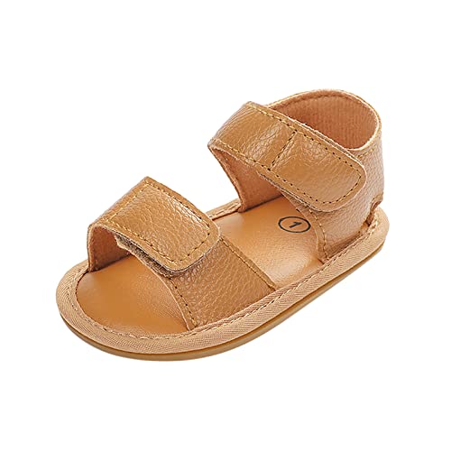 Boys Sandal Size 7 Infant Boys Girls Open Toe Solid Shoes First Walkers Shoes Summer Sandals for Baby Boys3