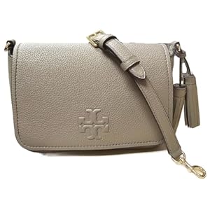 Tory Burch 144688 Thea Flap Grey Heron With Gold Hardware Women’s Crossbody Bag