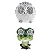 Produktbild LOVIVER 2er Set Solar Garden LED Tier Statue Grüner Frosch & Eule Gartenskulptur Resin Statue Yard Art Outdoor Dekor