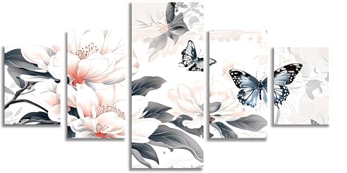 Diamond Painting Papillon Fleur Mefooge | Broderie Diamant Kit Complet pour Adulte F827