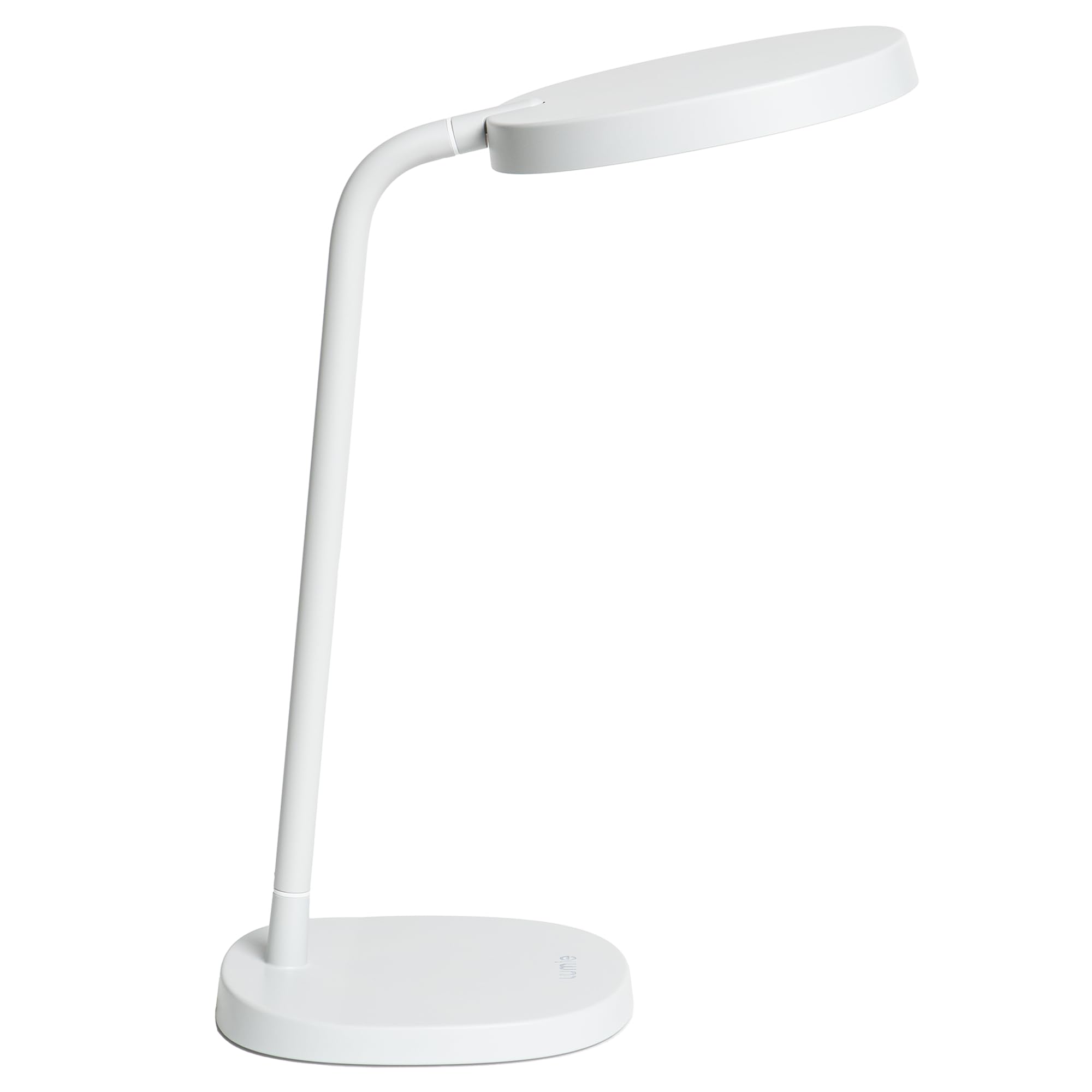 Lumie Task | Hoch verstellbare, helle LED-Lichttherapie-Schreibtischlampe gegen den Winterblues, kristallklare Beleuchtung, maximaler Sehkomfort, verbesserte Stimmung und Energie | Nebelweiß
