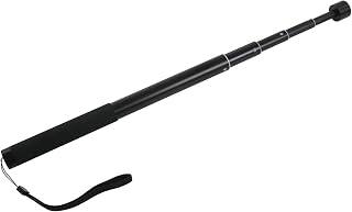 Microphone Extension Rod, 5 Sections Adjusted Freely Length Handheld Mic Boompole, Lightweight Mic Boom Pole Holder Arm, with Non Slip Rubber Handle, 1/4 Inch Screw Interface, 2KG Load Bearing