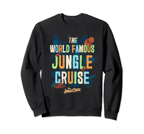 Sweatshirt Disney Jungle Cruise un pull tropical gris pour adulte