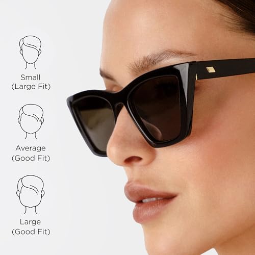 Image of Le Specs Velodrome Cat Eye Sunglasses for Women