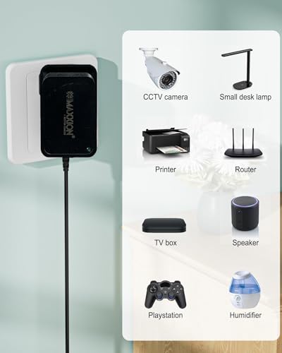 Image of 12V 2A DC Power Adapter | SMPS Power Supply with 5.5x2.5mm Pin | Suitable for CCTV Camera, DVR, NVR, LED Strip Lights, Router & Set-Top Box