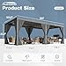 Polar Aurora 10x20 FT Louvered Pergola, Outdoor Pergola with Adjustable Louvered Roof,Outdoor Patio Shade Cover, Waterproof & Rustproof Aluminum Gazebo for Backyard, Deck and Garden