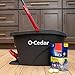 O-Cedar RinseClean Microfiber Spin Mop & Bucket Floor Cleaning System with Citrus Pac (Variety Pack)